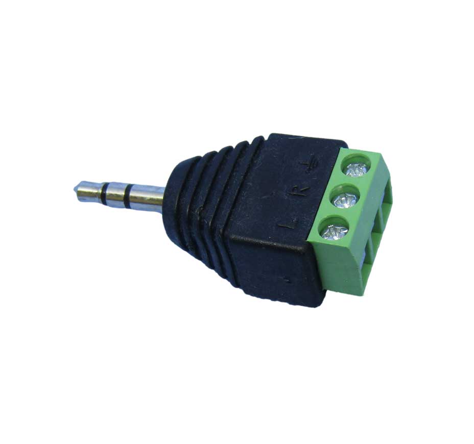 3.5mm (1/8") Mini Phone Plugs, Screw-On