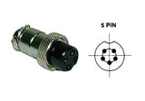 5-Pin Female Mobile Inline Connector
