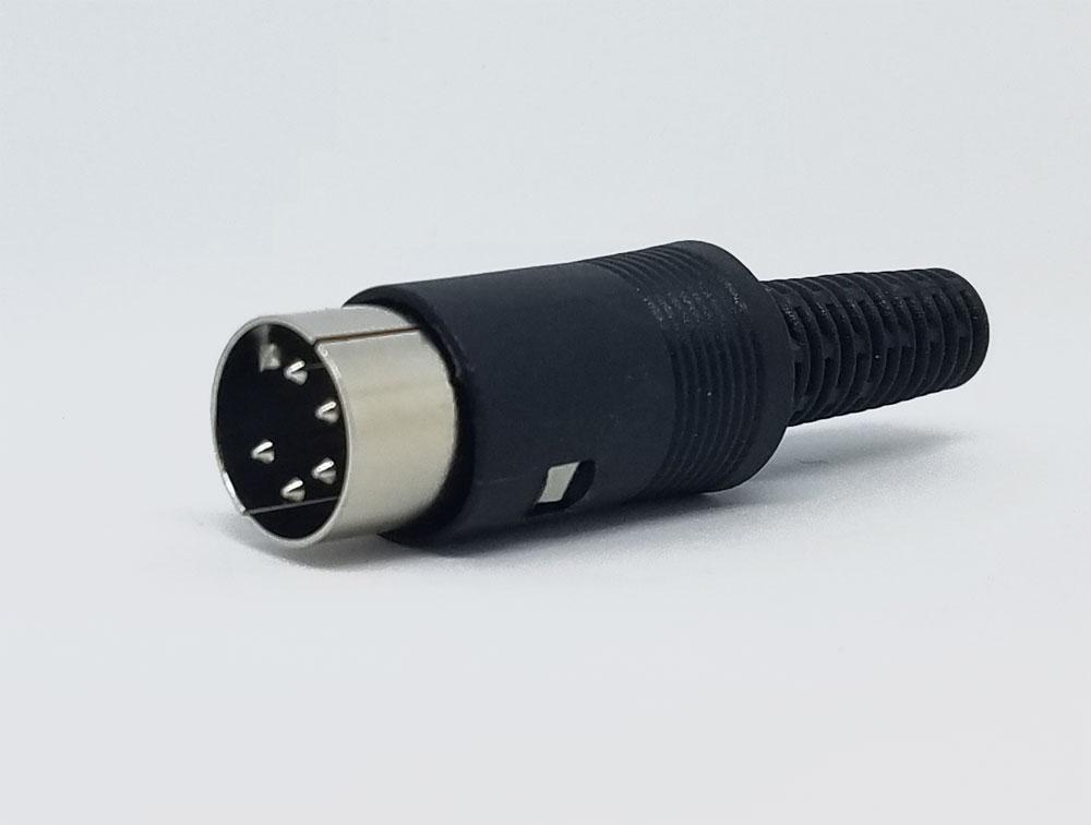 5-Pin Male DIN Inline Connector, 240 Degree - We-Supply
