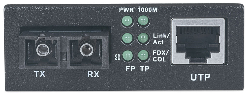 Gigabit Media Converter for Single-Mode SC Fiber