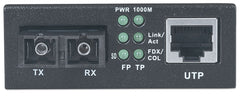 Gigabit Media Converter for Single-Mode SC Fiber