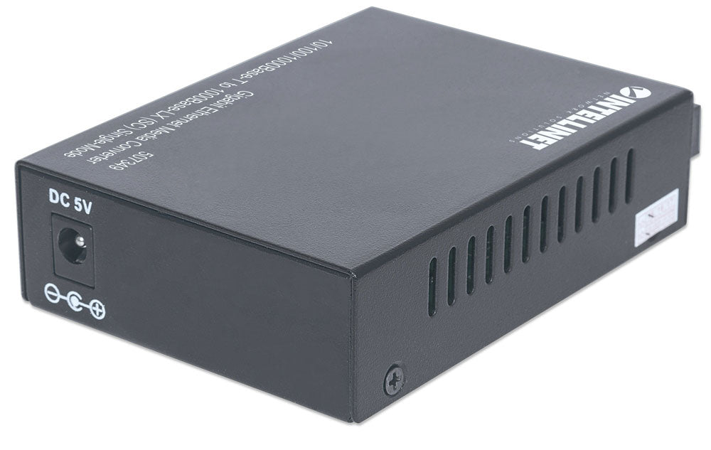 Gigabit Media Converter for Single-Mode SC Fiber