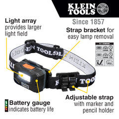 Klein Rechargeable Light Array Headlamp