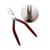 6.5" Long Flat Nose Pliers, Stainless Steel - We-Supply