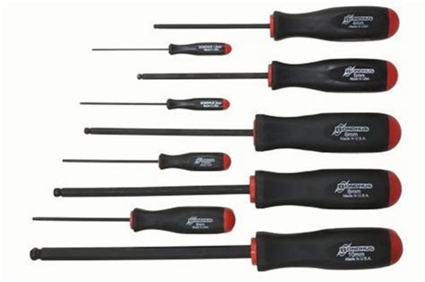 ProHold Balldriver Tip Screwdriver Set, ProGuard Finish, 9 pcs