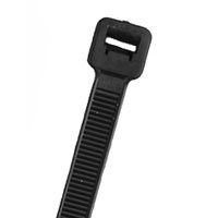 7.5" Cable Tie, 50 LB, Black, 100 pack - We-Supply