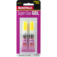 SureHold Super Glue Gel, Double Pack
