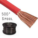 8 Gauge Stranded Red Primary Wire: 500' Spool - We-Supply
