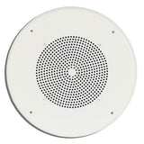 8" Off White Ceiling Mount Speaker w/ 70v Transformer, 10 oz Magnet - We-Supply
