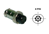 8-Pin Female Mobile Inline Connector