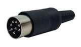 8-Pin Male DIN Inline Connector - We-Supply