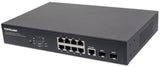 8 Port POE Web Smart Gigabit Switch + 2 SFP - We-Supply