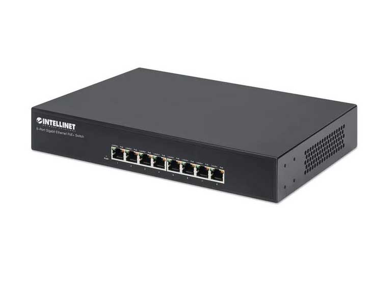 8 Port POE Gigabit Switch, 140W