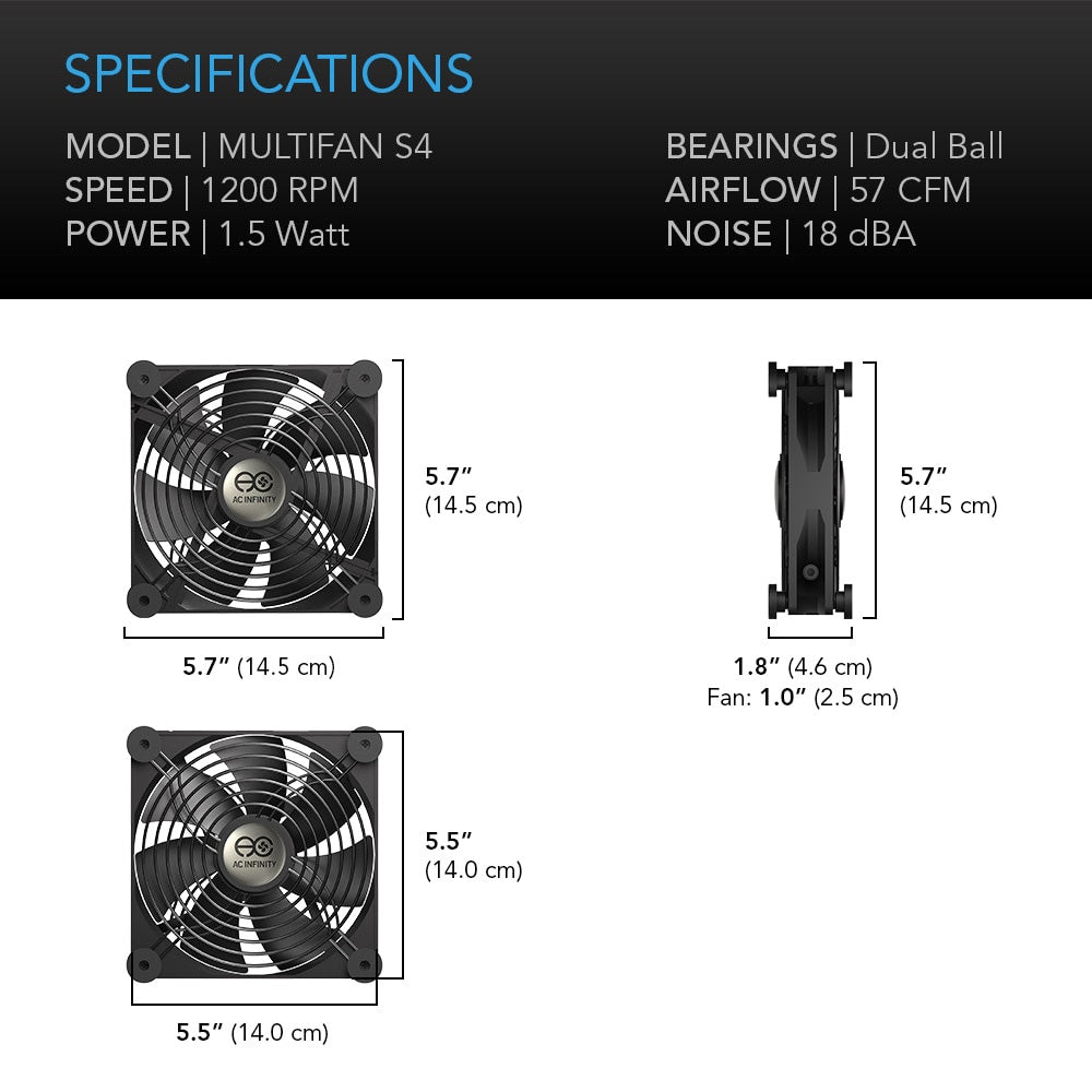 Multifan S4 Quiet USB Single Fan 140mm