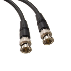 Black RG59 6' Video Cable w/ Molded BNC Type Connectors
