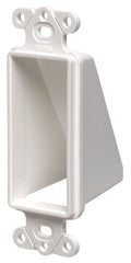 Decora Reversible Low Voltage Cable Entrance Plate, White