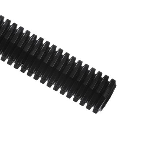 Hellermann Tyton Split Loom Tubing, 1/4", Black