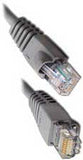 Ethernet Cat5e Patch Cord, Gray, 100ft