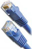 Ethernet Cat5e Patch Cord, Blue, 100ft