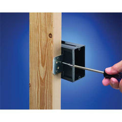 Plastic Outlet Box, Adjustable, 1 Gang