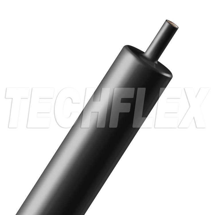 Heat Shrink Tubing 1" X 4'  4:1 Adhesive, Dual Wall, Black