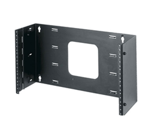 6 Space Hinged Panel Mount Rack,  6" Deep