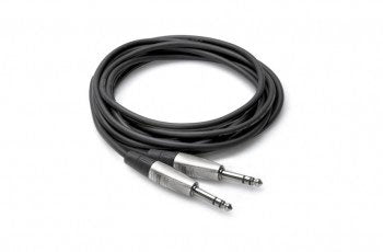 Pro Mic Cable, 1/4" TRS to 1/4" TRS, 5 foot