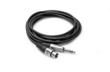 Pro Mic Cable, XLR 3 Pin Female to 1/4" TRS, 5 foot