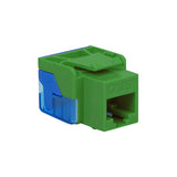 Modular Cat5e EZ RJ45 Keystone Jack, Green
