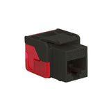 Modular Cat6 EZ RJ-45 Keystone Jack, Black