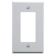 Decora Faceplate Cover, 1 Gang, White
