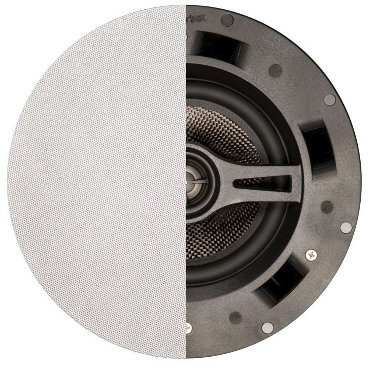 In-Ceiling 2 Way Angled Speaker, 6.5"