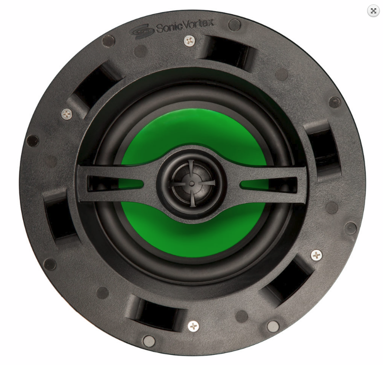In-Ceiling 2 Way Angled Speaker, 6.5"