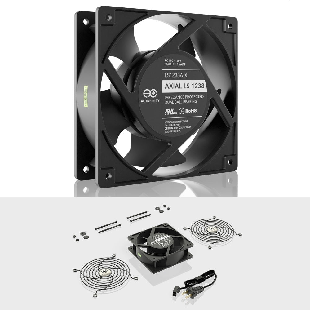 LS Muffin 120V AC Cooling Fan, 120x120x38mm