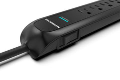 6 Outlet Power Strip, 3 Foot Cord