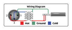 Impedance Transformer, XLR 3 Pin Female to 3.5MM TRS