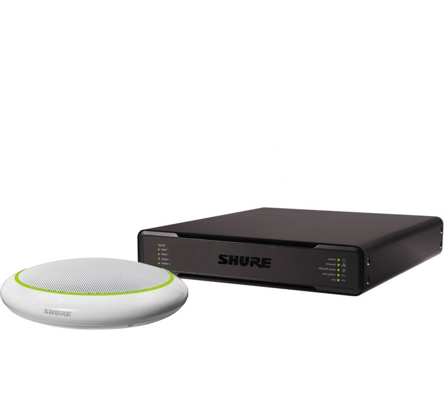 Table Array Microphone  with Shure®  IntelliMix® DSP Suite, White