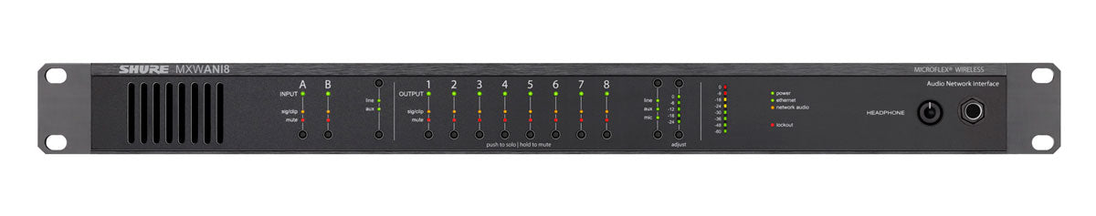 SHURE 8-CH NETWORK INTERFACE