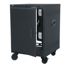 14 Space Rolling Enclosure w/ Locking Front and Rear Doors