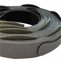 RipTie Lite Plus, 1/2" x 8", Black, 100 Pack