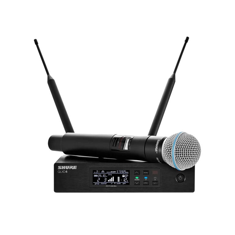 Shure QLXD Wireless Handheld Microphone System 534-598 MHz