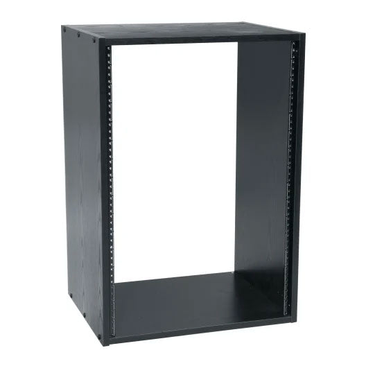 Furniture Grade Black Laminate Rack, 16 Space