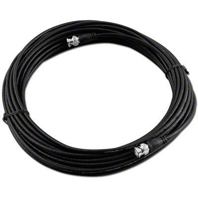 Black RG58 50' Cable w/ Molded BNC Male to Male