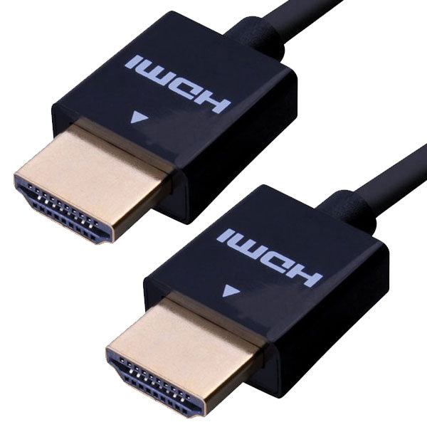 Ultra Slim HDMI High Speed Cable with Ethernet,  3 ft