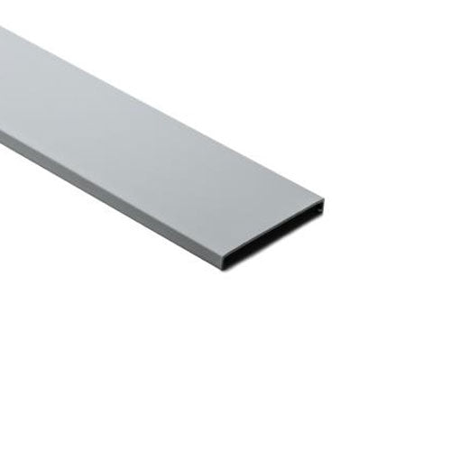 Slotted Finger Duct Cover, Grey, 3" x 6 ft
