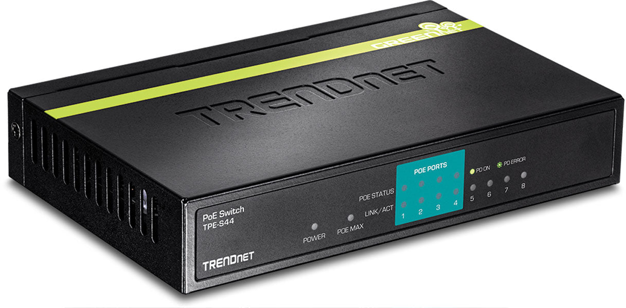 4+4 Port 10/100 POE Switch