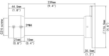 Camera Bracket: Pendant Mount for PTZ