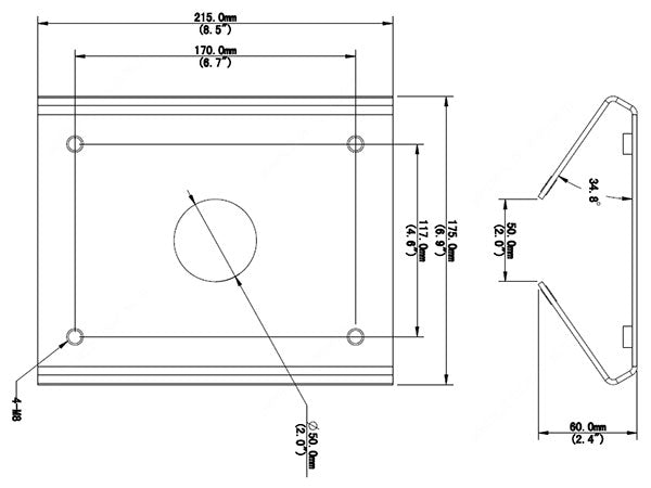 Camera Bracket: Pole Mount Adapter for PTZ