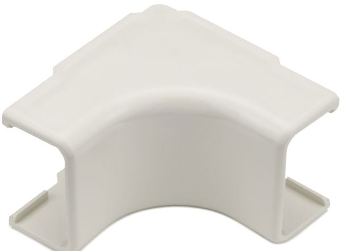 Hellermann Tyton 1 1/4" Office White Internal Right Angle