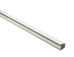 Hellermann Tyton 1 1/4" x 3/4" Office White Raceway, 8 ft
